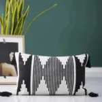 Homeko Black and White Pillow Cover