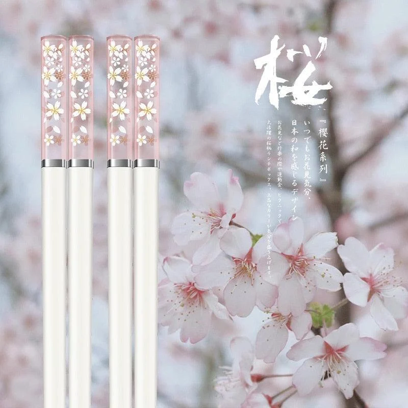 Homeko Blossom Chopsticks 5 Pairs -