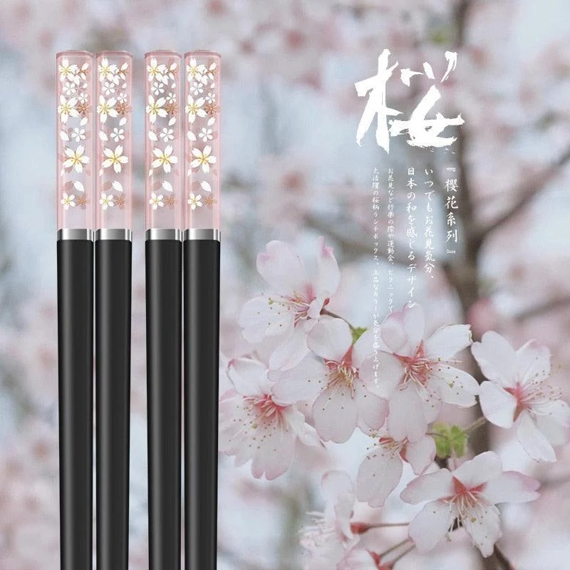 Homeko Blossom Chopsticks 5 Pairs -