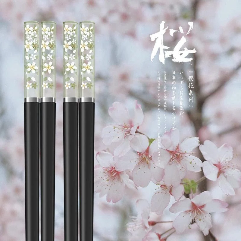 Homeko Blossom Chopsticks 5 Pairs -