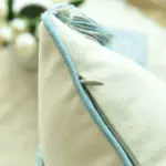Homeko Blue Diamond Pillow Covers