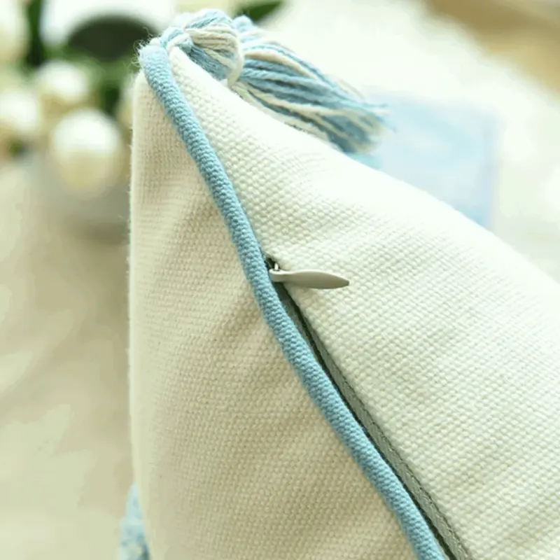 Homeko Blue Diamond Pillow Covers