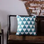 Homeko Blue Geometric Pillow Covers