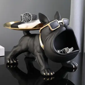 Homeko Bodybuilder Bulldog Storage Bin And Tray