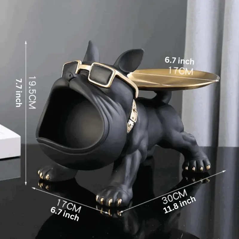 Homeko Bodybuilder Bulldog Storage Bin And Tray