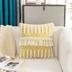 Homeko Boho Fringe Pillow Covers