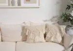 Homeko Boho Macrame Throw Pillow Covers Set of 2