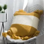 Homeko Bold Stripe Knitted Pillow Cover