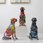 Homeko_Boxer_Nordic_Painted_Statue_-_-4217680 Homeko Boxer Nordic Painted Statue