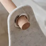 Homeko Braided Felt Storage Baskets with Wood Handles