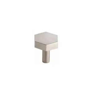 Homeko Brass Modern Brushed Nickel Hexagon Wall Hooks