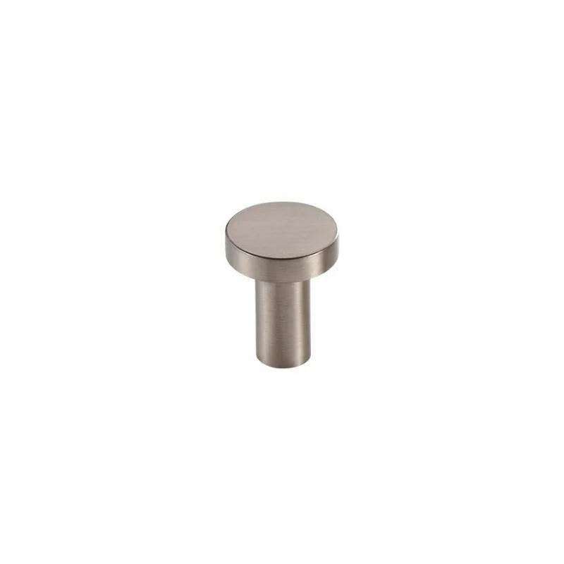 Homeko Brass Modern Brushed Nickel Round Wall Hooks -