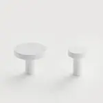 Homeko Brass Modern White Wall Hooks