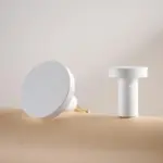 Homeko Brass Modern White Wall Hooks