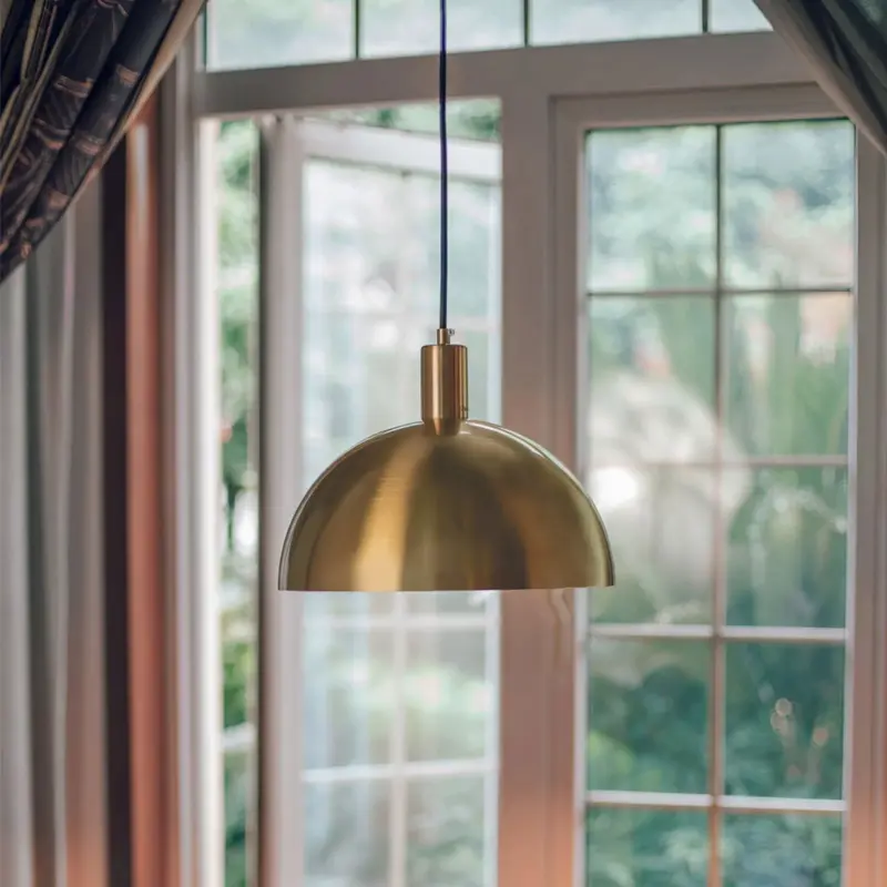 Homeko Brass Pendant Lamp