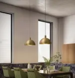 Homeko Brass Pendant Lamp