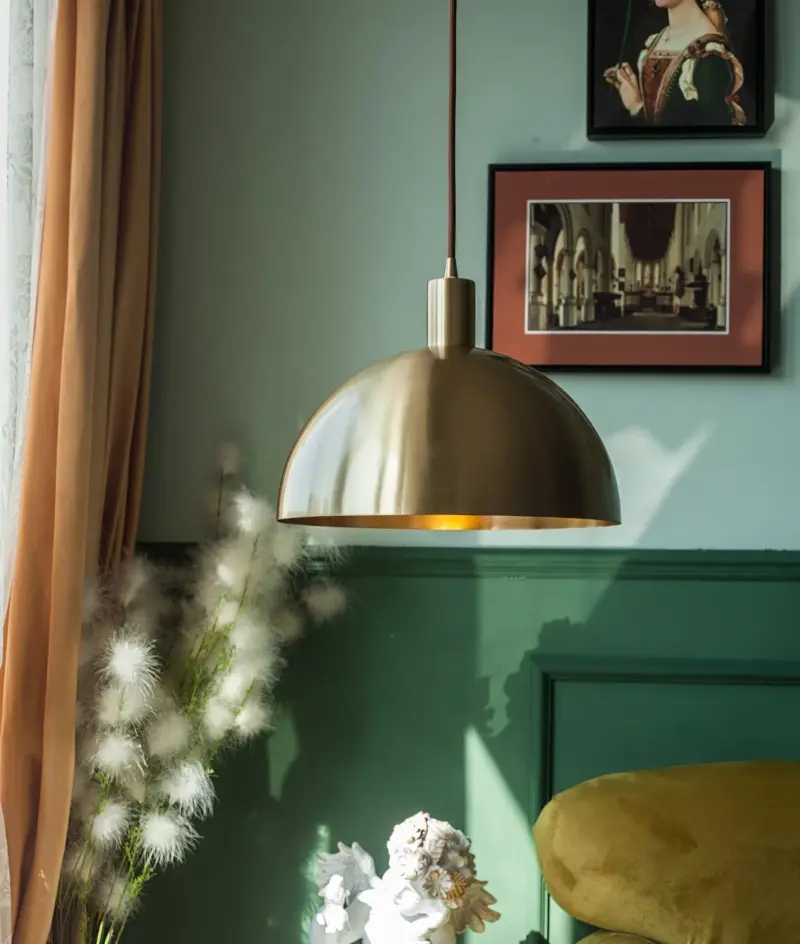 Homeko Brass Pendant Lamp