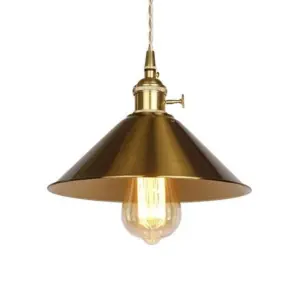 Homeko Brass Pendant Light