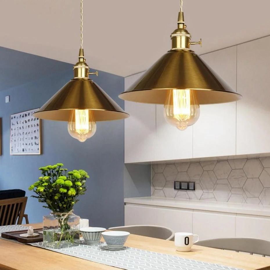 Homeko Brass Pendant Light -