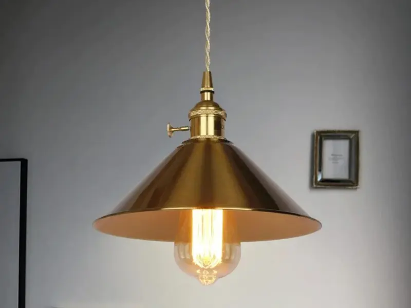 Homeko Brass Pendant Light