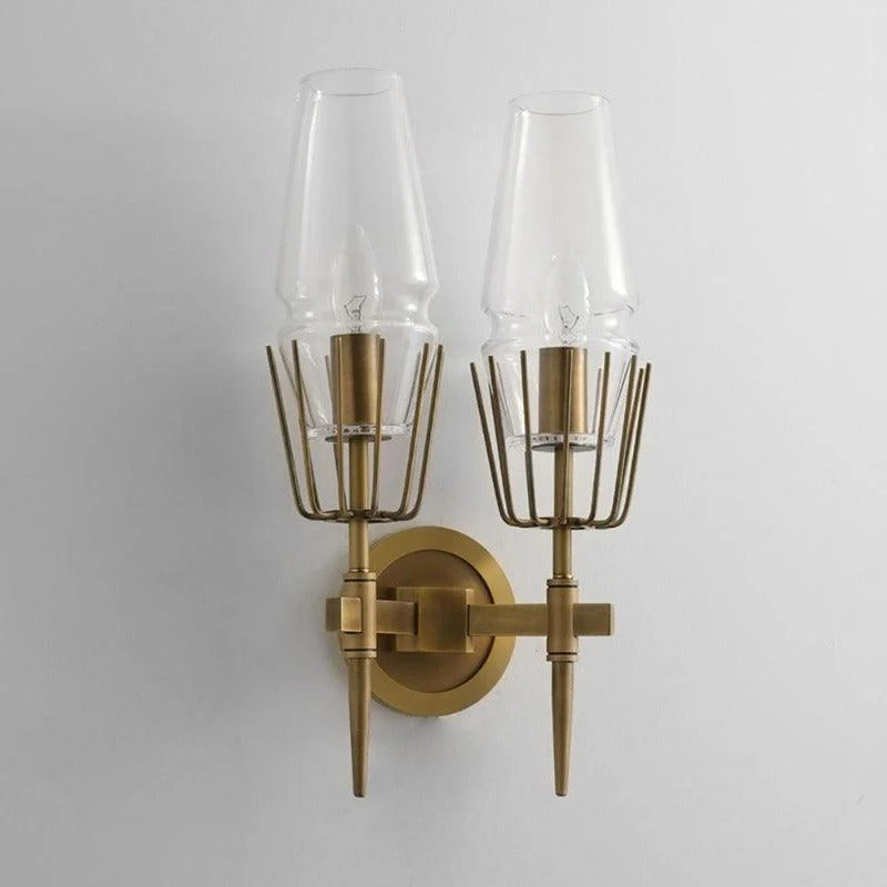 Homeko Brass Wall Lamp -