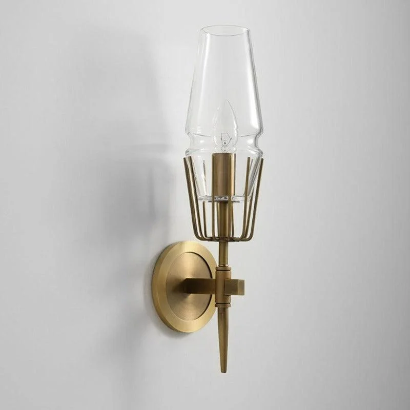 Homeko Brass Wall Lamp -