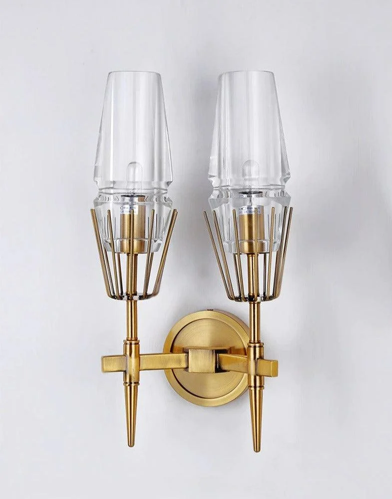 Homeko Brass Wall Lamp -