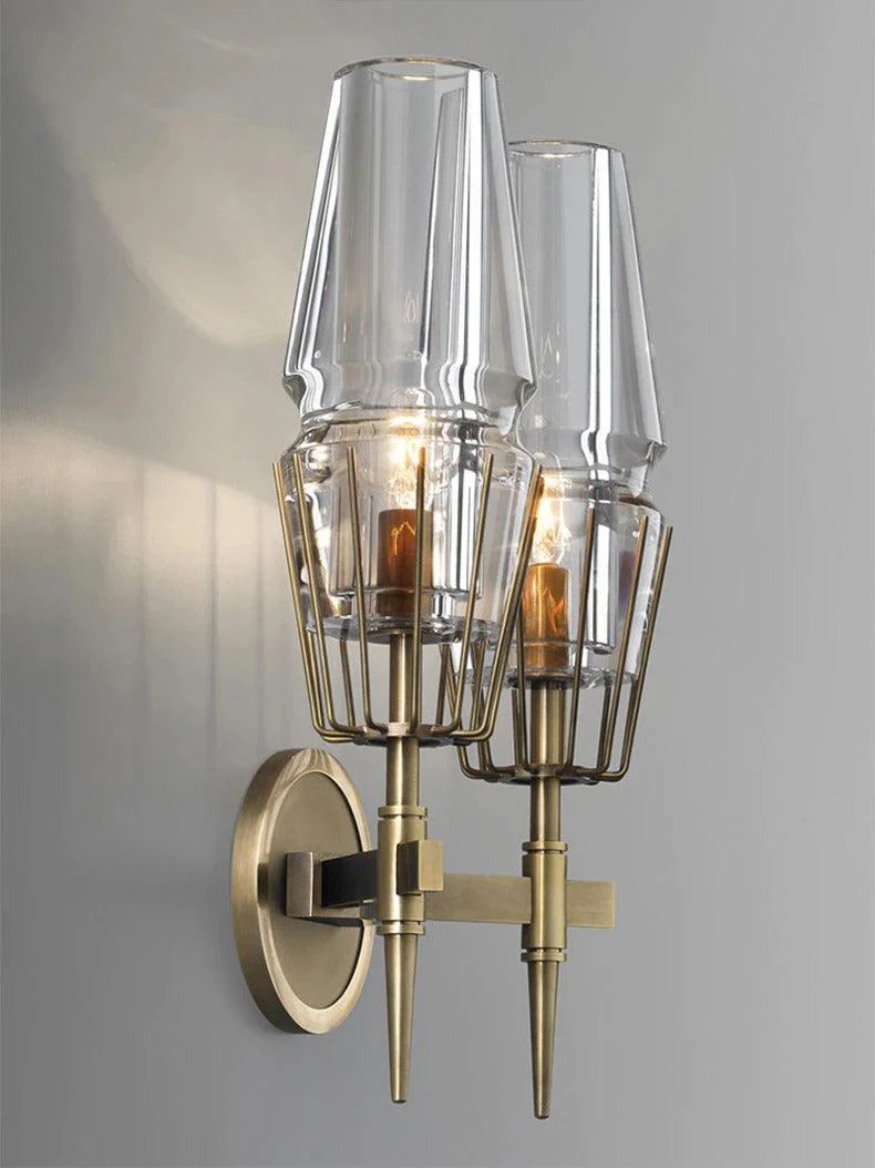 Homeko Brass Wall Lamp -