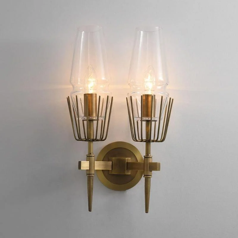 Homeko Brass Wall Lamp -