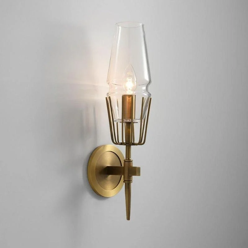 Homeko Brass Wall Lamp -