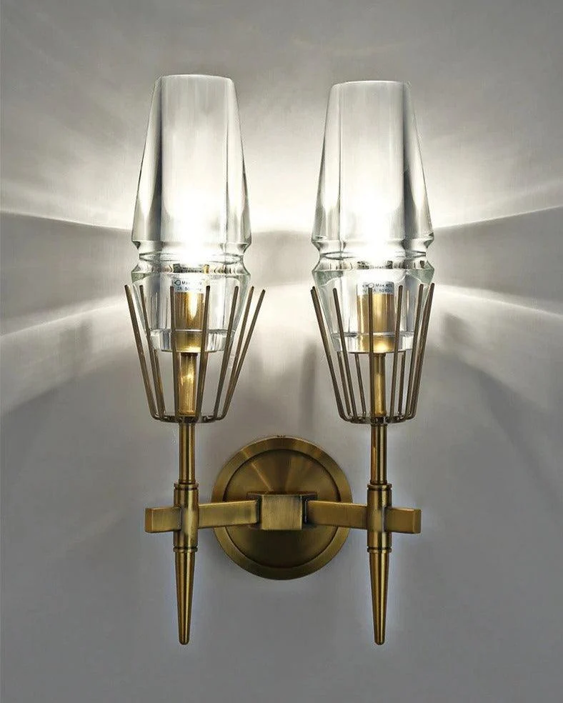 Homeko Brass Wall Lamp -