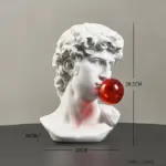 Homeko Bubble Gum Greek Statue
