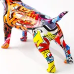 Homeko_Bull_Terrier_Nordic_Painted_Statue_-_-4218962 Homeko Bull Terrier Nordic Painted Statue