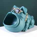 Homeko Bulldog Sculpture Storage Bin