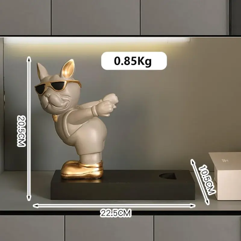 Homeko Bulldog Wine Bottle Holder
