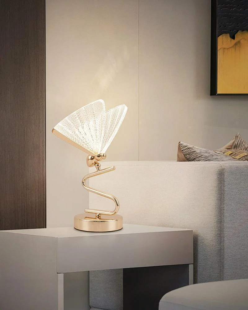 Homeko Butterfly Golden Table Lamp -