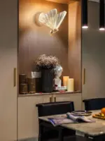 Homeko Butterfly Golden Wall Sconce