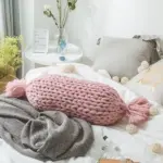Homeko Candy Roll Pillow