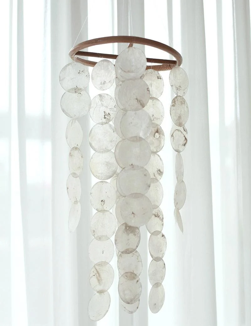 Homeko Capiz Shell Wind Chimes and Nursery Mobiles -