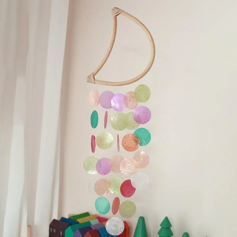 Homeko Capiz Shell Wind Chimes and Nursery Mobiles -