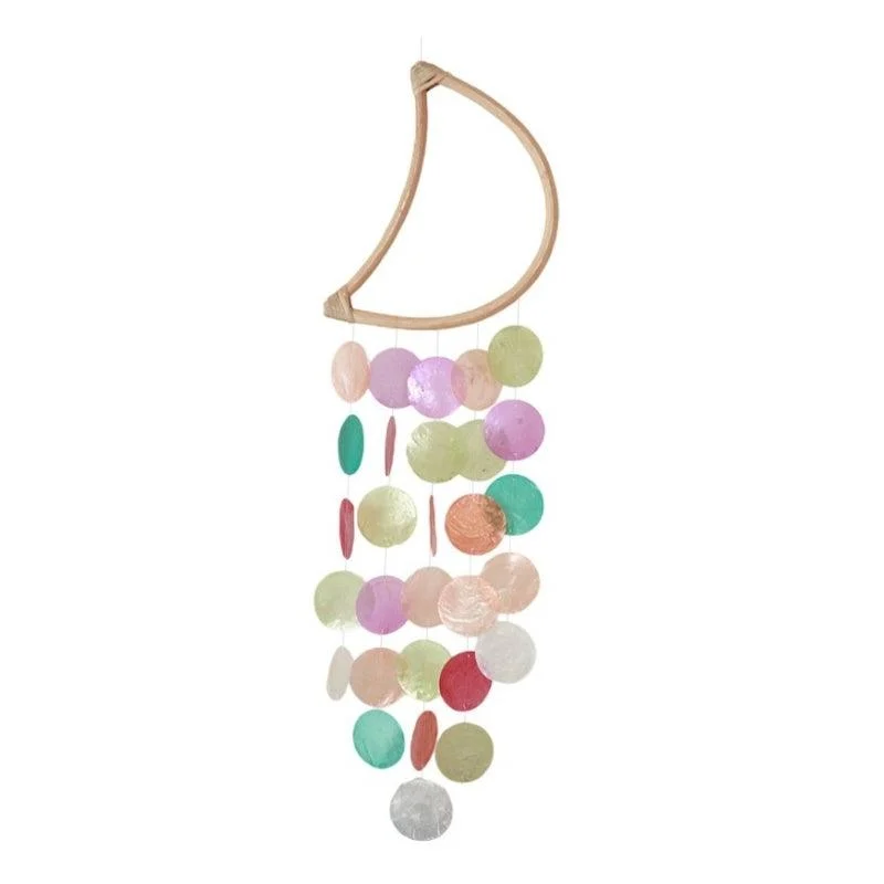 Homeko Capiz Shell Wind Chimes and Nursery Mobiles -