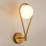 Homeko Casing Glass Ball Wall Light