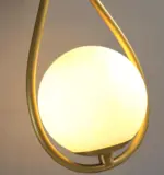 Homeko Casing Glass Ball Wall Light