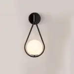 Homeko Casing Glass Ball Wall Light