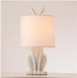 Homeko Cast Resin Rabbit Table Lamp