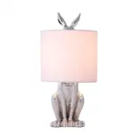 Homeko Cast Resin Rabbit Table Lamp