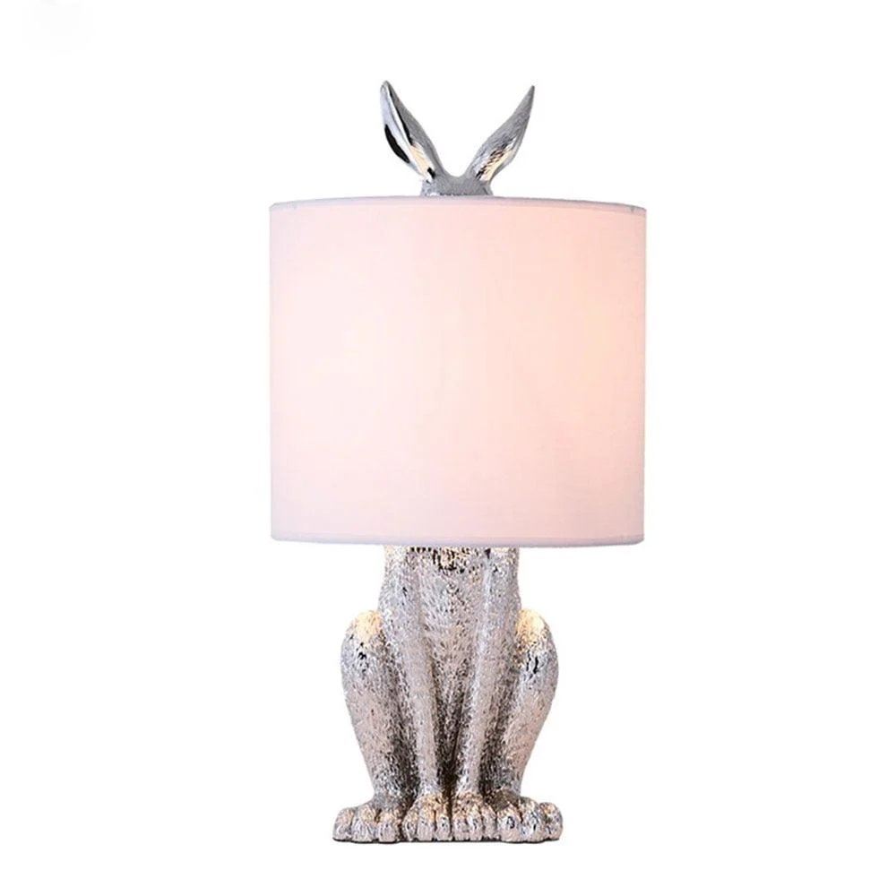 Homeko Cast Resin Rabbit Table Lamp -