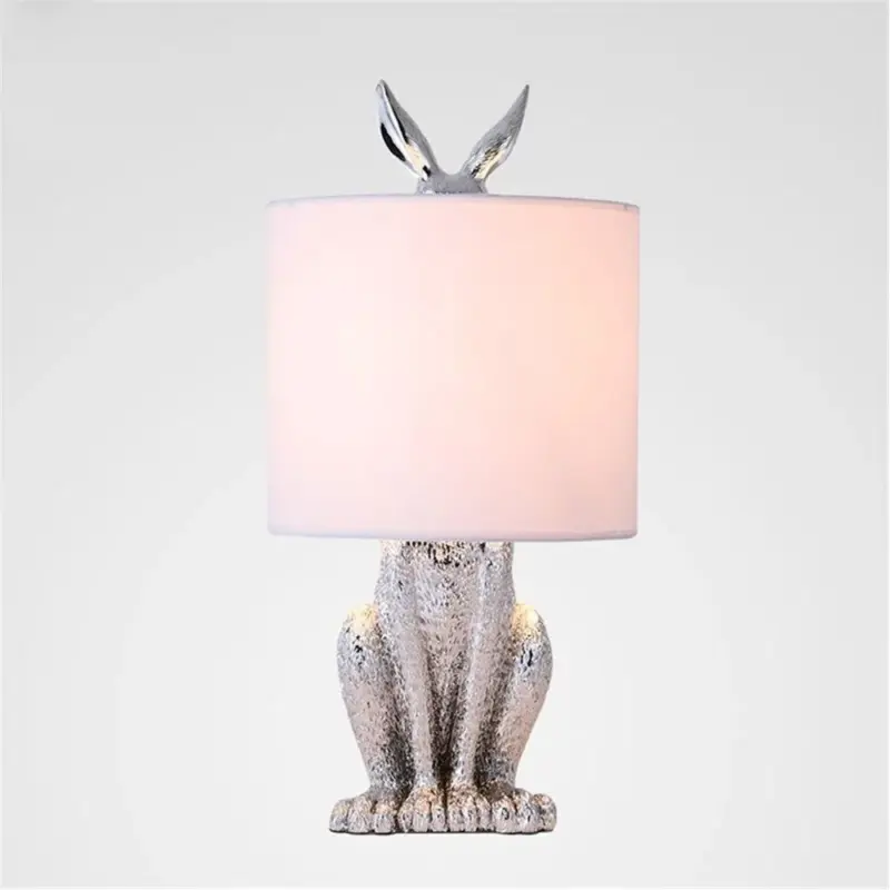 Homeko Cast Resin Rabbit Table Lamp