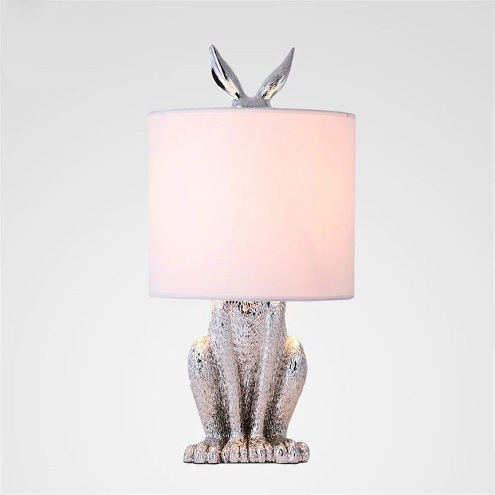 Homeko Cast Resin Rabbit Table Lamp -