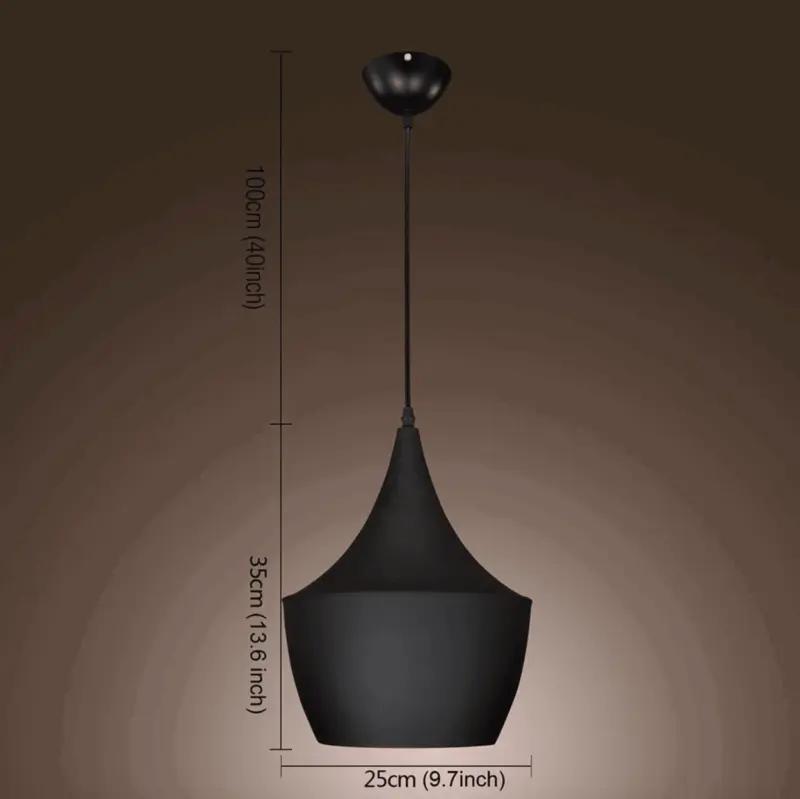 Homeko Ceiling Pendant Black